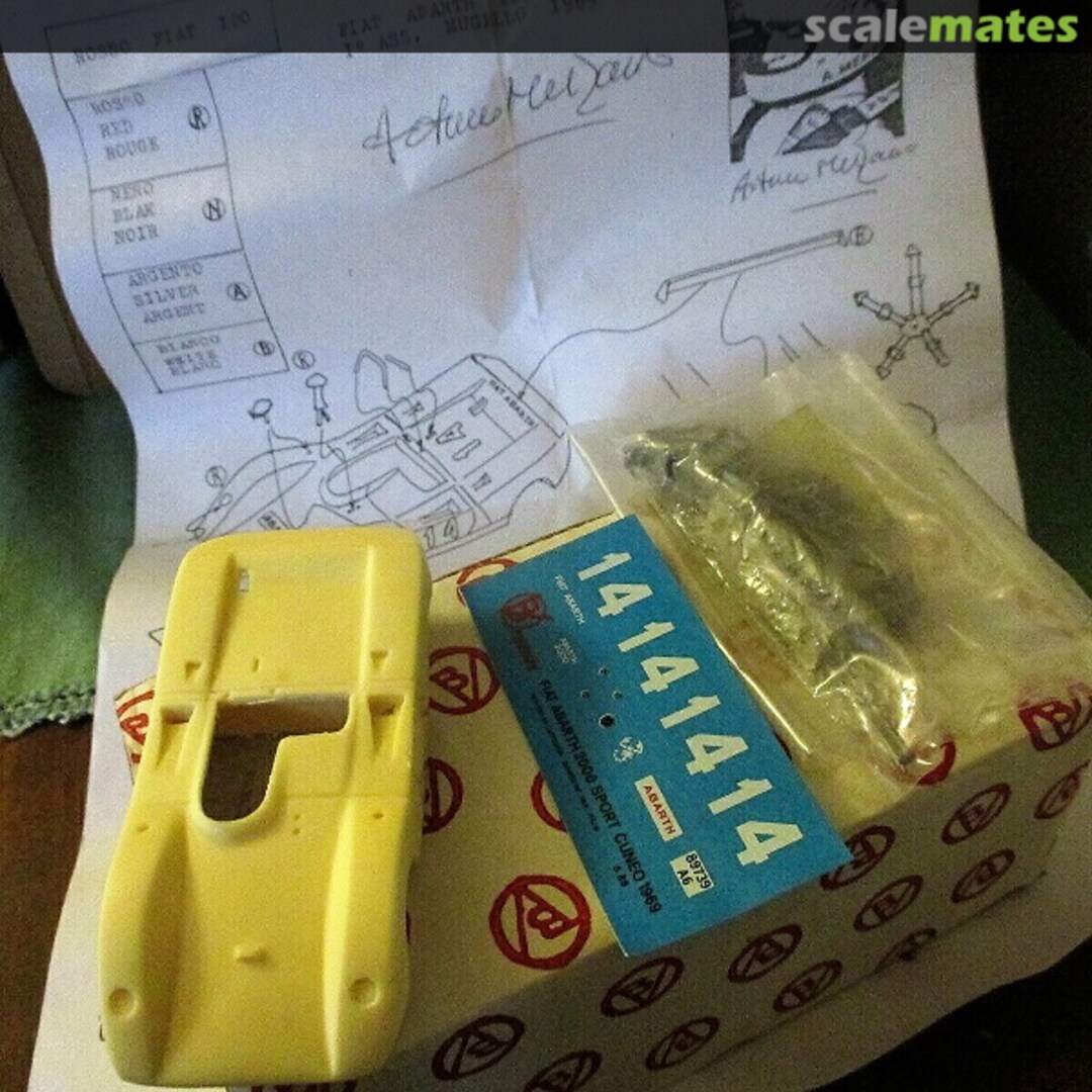 Boxart Abarth 2000 SP "CUNEO" 21 Barnini Boxart Abarth 2000 SP "CUNEO" 21 Barnini