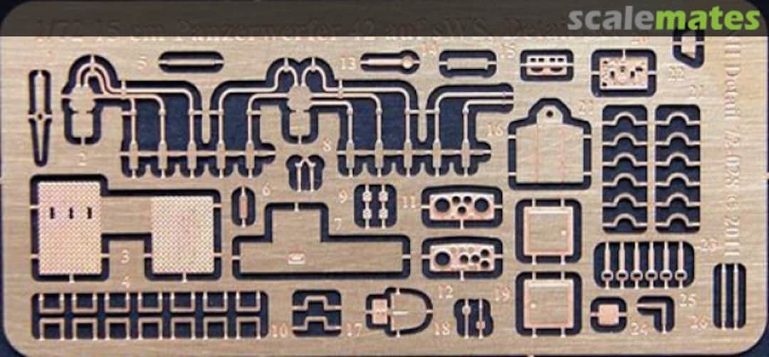 Boxart 15 cm Panzerwerfer 42 auf sWS Detail Set 72-028 NH Detail Boxart 15 cm Panzerwerfer 42 auf sWS Detail Set 72-028 NH Detail