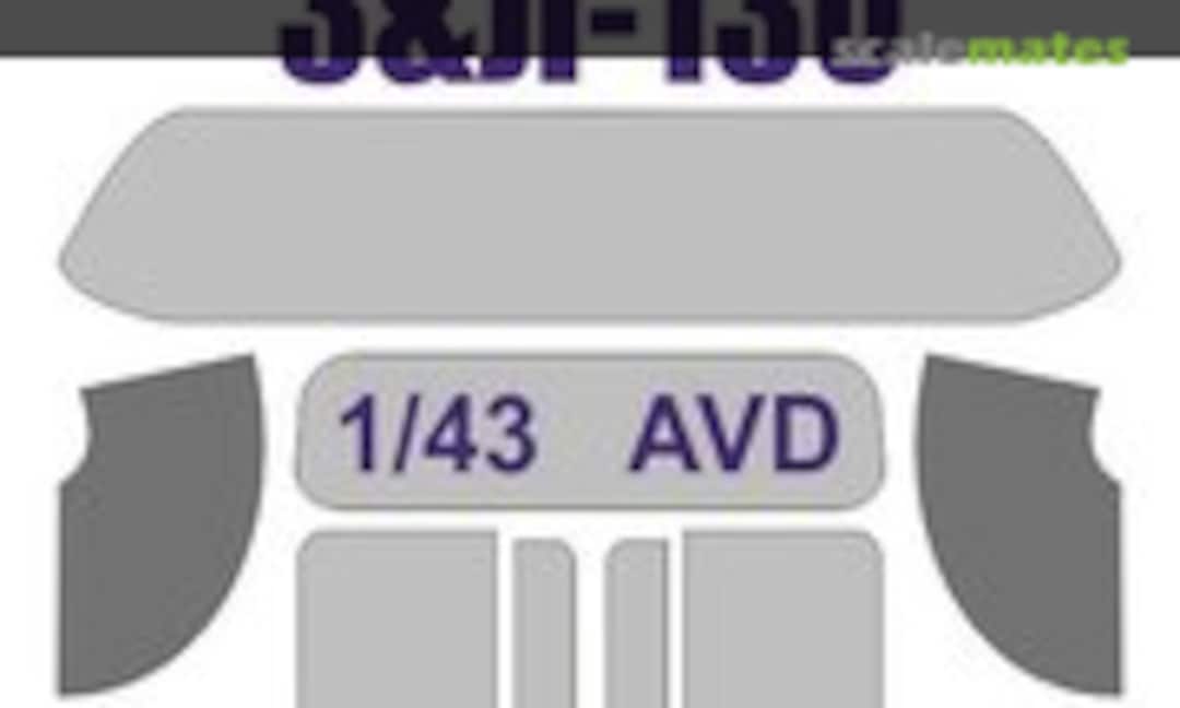 1:43 Paint mask for Zil-130 (AVD) (KAV models KAV M43 001) KAV M43 001