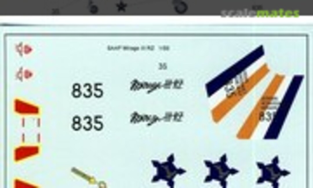 1:50 SAAF Mirage III RZ (MAV Decals MAV-500162) MAV-500162