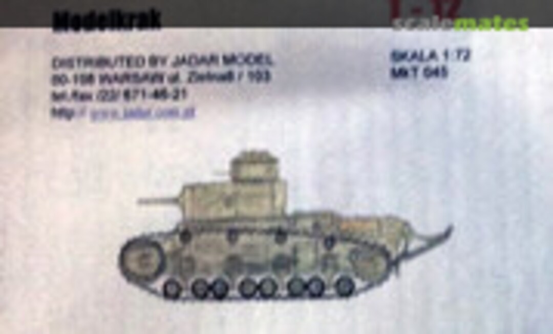 1:72 T-12 (Modelkrak MkT 045) MkT 045