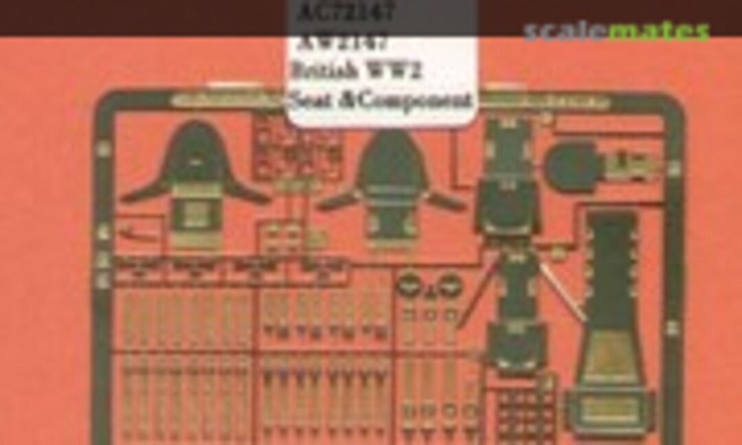 1:72 British WWII Seats & Components (Airwaves AEC72147) AEC72147