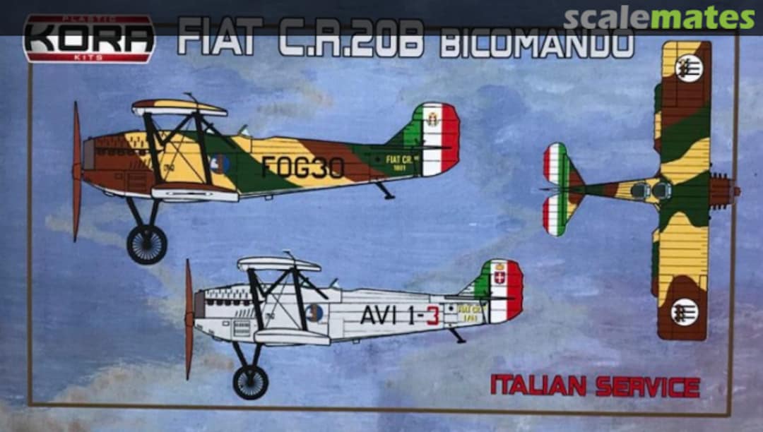 Boxart Fiat C.R.20B Bicomando KPK72117 Kora Models Boxart Fiat C.R.20B Bicomando KPK72117 Kora Models