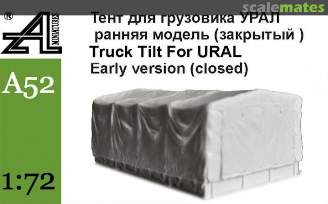 Boxart Ural-4320 Early Version Tilt (Closed) A52 Alex Miniatures Boxart Ural-4320 Early Version Tilt (Closed) A52 Alex Miniatures