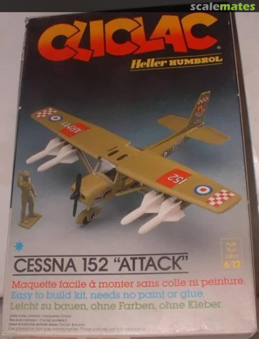 Boxart Cessna 152 Attack Cliclac Heller Humbrol Boxart Cessna 152 Attack Cliclac Heller Humbrol