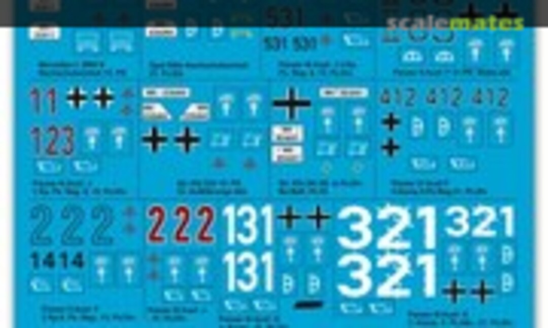 1:48 12 Tanks and Vehicles of the DAK (Peddinghaus-Decals EP 1084) EP 1084