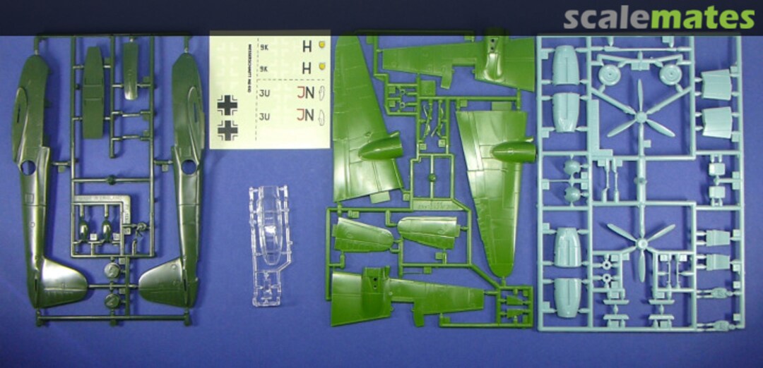 Contents Messerschmitt Me 410 PK-113 Matchbox Contents Messerschmitt Me 410 PK-113 Matchbox