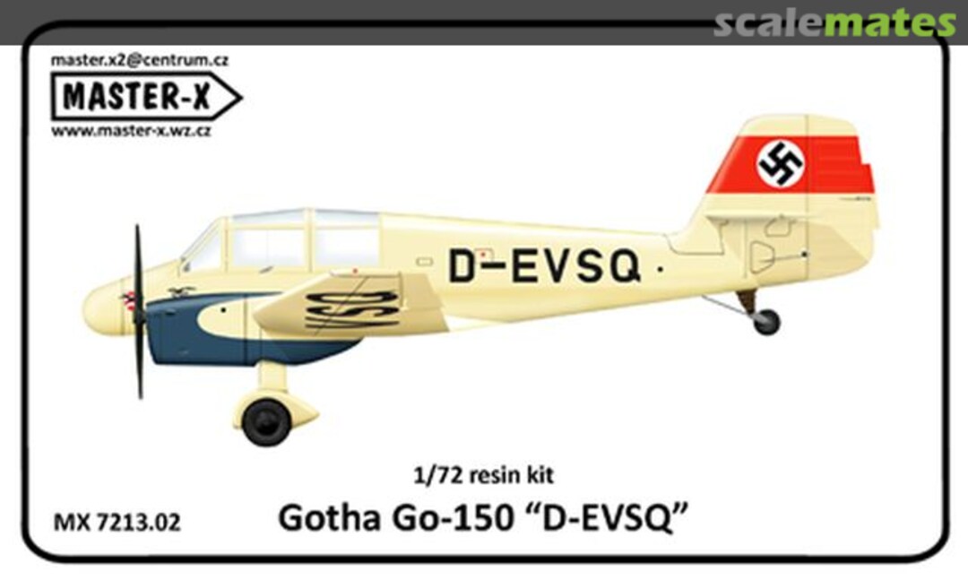 Boxart Gotha Go-150 "D-EVSQ" MX7213.02 Master-X Boxart Gotha Go-150 "D-EVSQ" MX7213.02 Master-X
