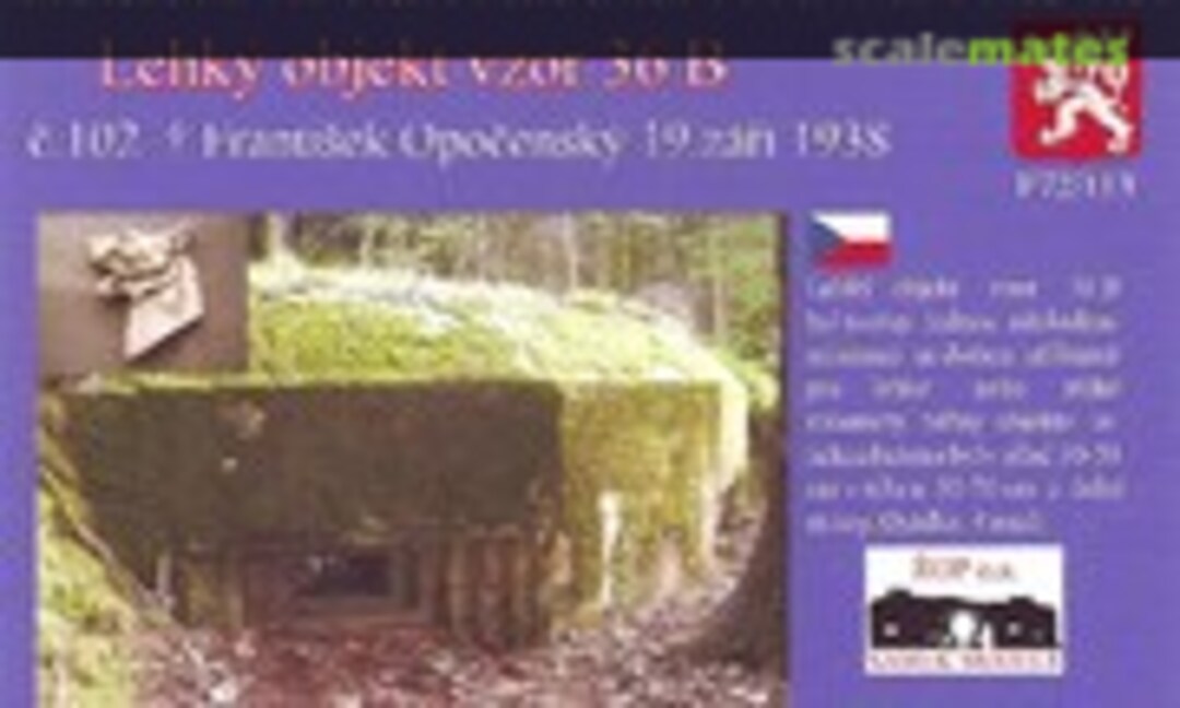 1:72 Lehký objekt vzor 36B (ROP o.s. Samek Models F72/113)