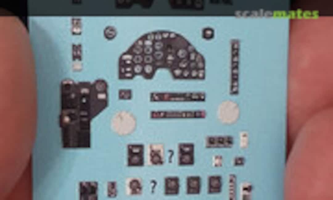 1:48 P-38 F/G/H Instrument Panels (Kits-World KW3D1481027) KW3D1481027