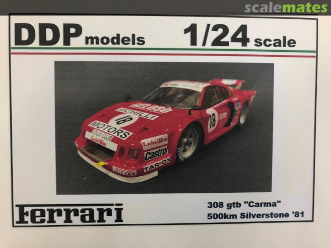 Boxart Ferrari 308 GTB Turbo Gr. 5 "CARMA" 89 DDP Boxart Ferrari 308 GTB Turbo Gr. 5 "CARMA" 89 DDP