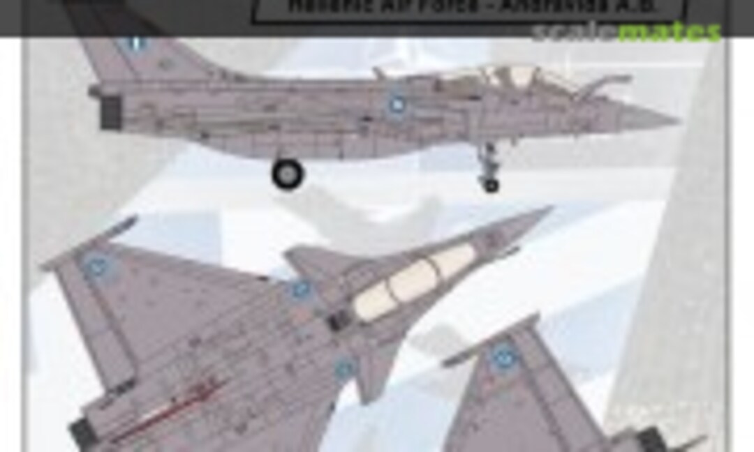 1:72 Rafale EG #451 "Ramstein Flag 2024" Hellenic Air Force - Andravida AB (Syhart 72-159) 72-159