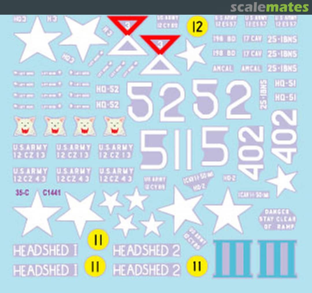 Contents US M113 in Vietnam # 3 35-C1441 Star Decals Contents US M113 in Vietnam # 3 35-C1441 Star Decals