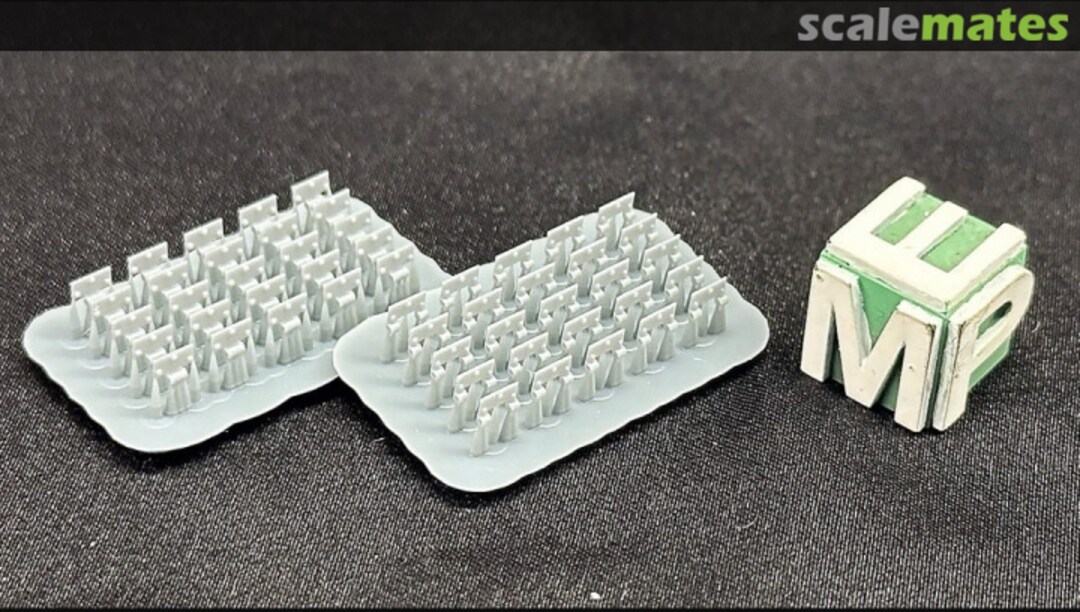 Boxart Hinges for Nashorn ammo trays (10 sets) 25041420 EMP3d Boxart Hinges for Nashorn ammo trays (10 sets) 25041420 EMP3d