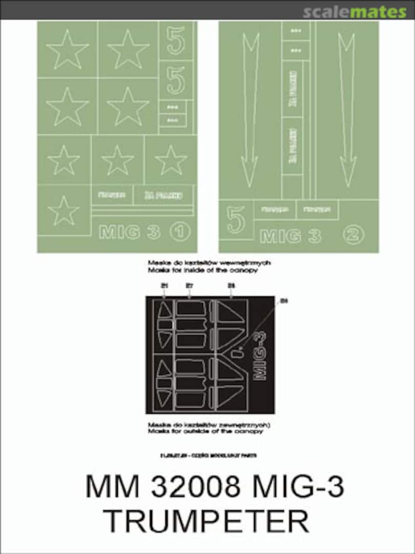 Boxart Mikoyan-Gurevich MiG-3 MM32008 Montex Boxart Mikoyan-Gurevich MiG-3 MM32008 Montex