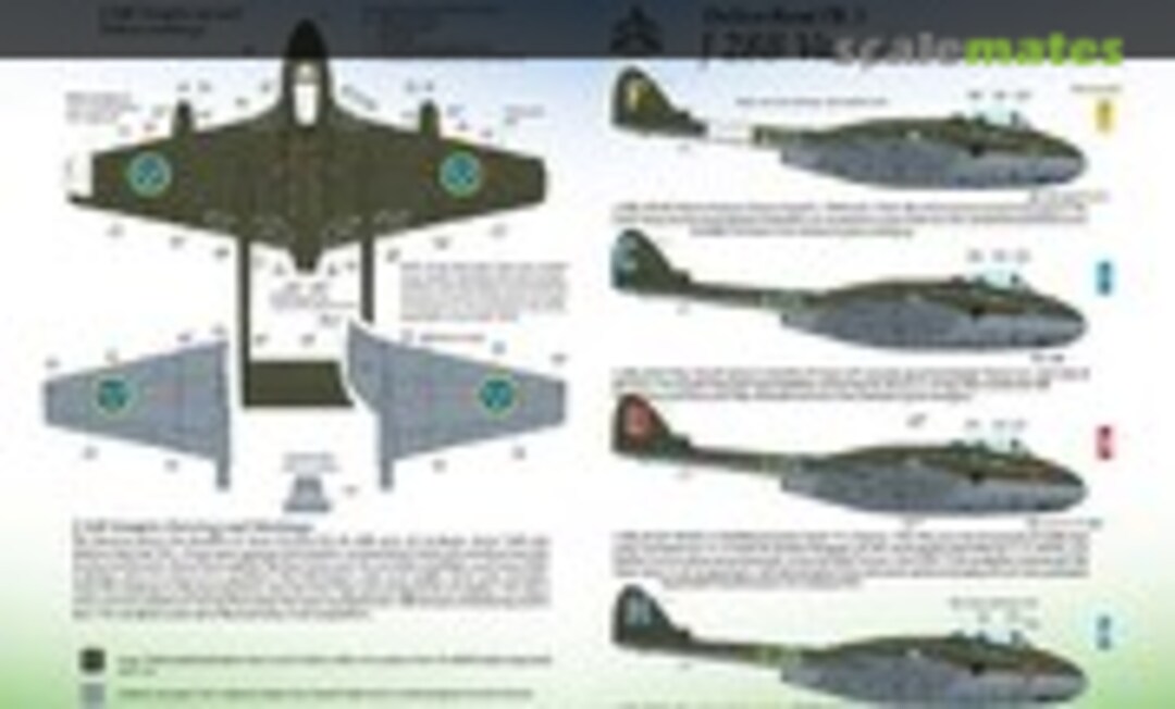 1:72 J 28B Vampire (RB Decals 72009) 72009