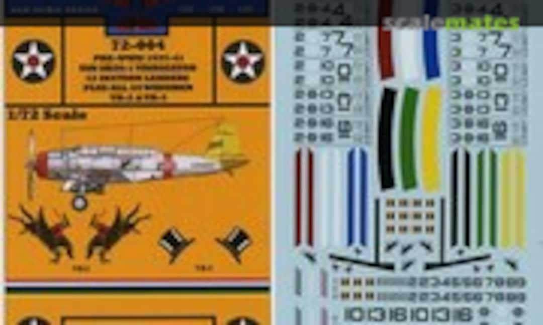 1:72 SB2U-1 Vindicator Pre-WWII 1937-41 (Yellow-Wings Decals 72-004)