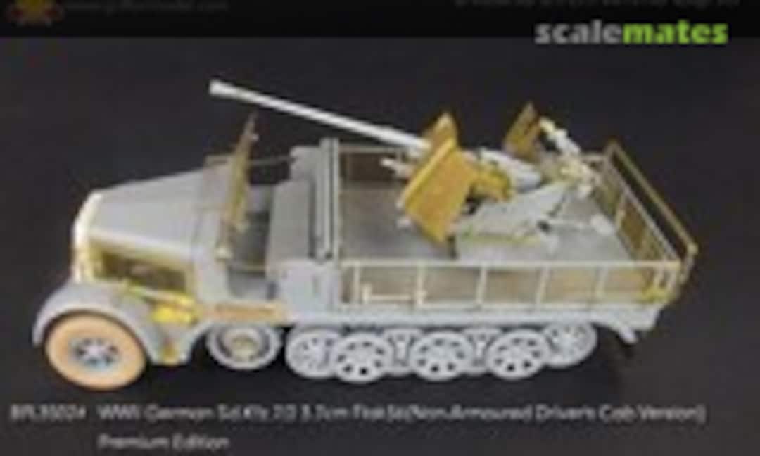 1:35 Sd.Kfz. 7/2 3.7cm Flak36- Non Armoured Driver's Cab version (Dragon 6541) (Griffon Model BPL35024) BPL35024