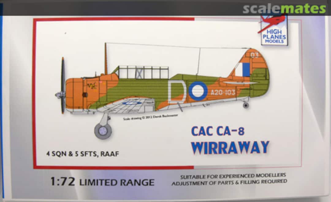 Boxart CAC CA-8 Wirraway K072001 High Planes Models Boxart CAC CA-8 Wirraway K072001 High Planes Models