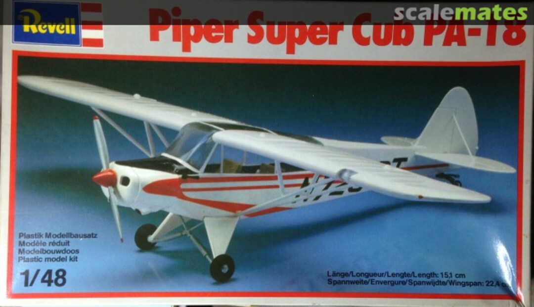 Boxart Piper Super Cub PA-18 H-4114 Revell Boxart Piper Super Cub PA-18 H-4114 Revell