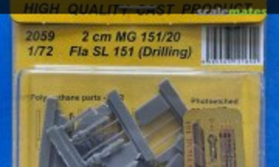 1:72 2 cm MG 151/20 Fla SL 151 (Drilling) (CMK 2059)