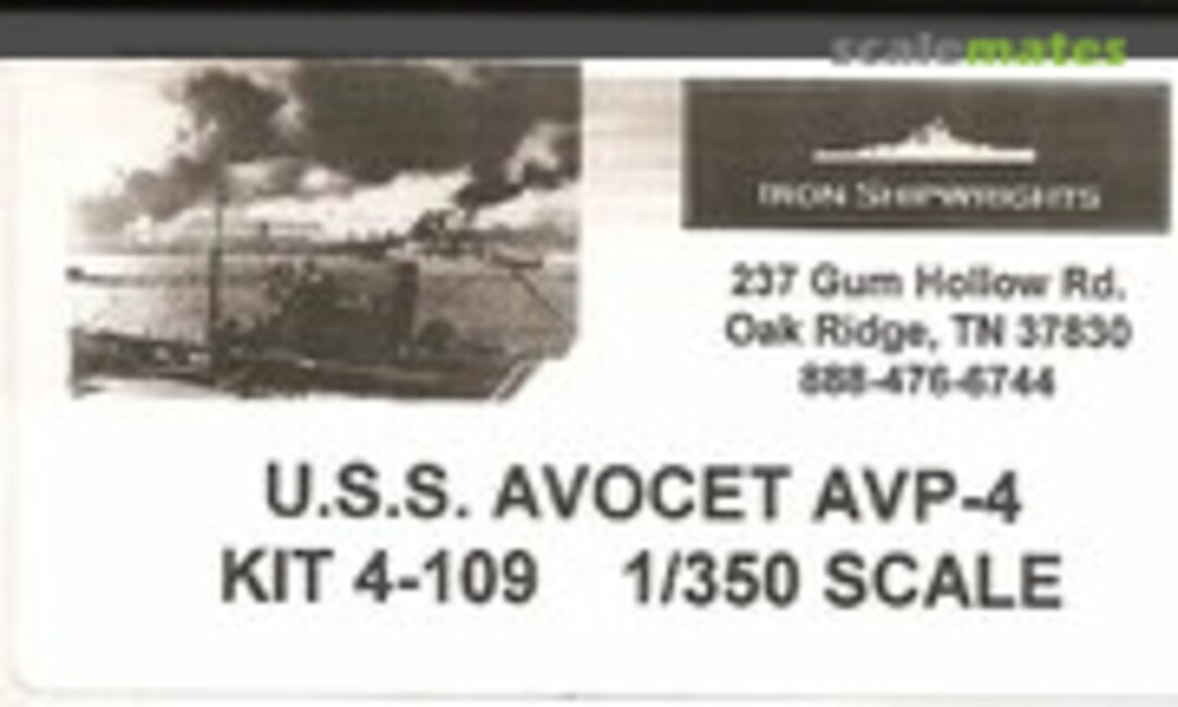 1:350 U.S.S. Avocet AVP-4 (Iron Shipwrights 4-109) 4-109