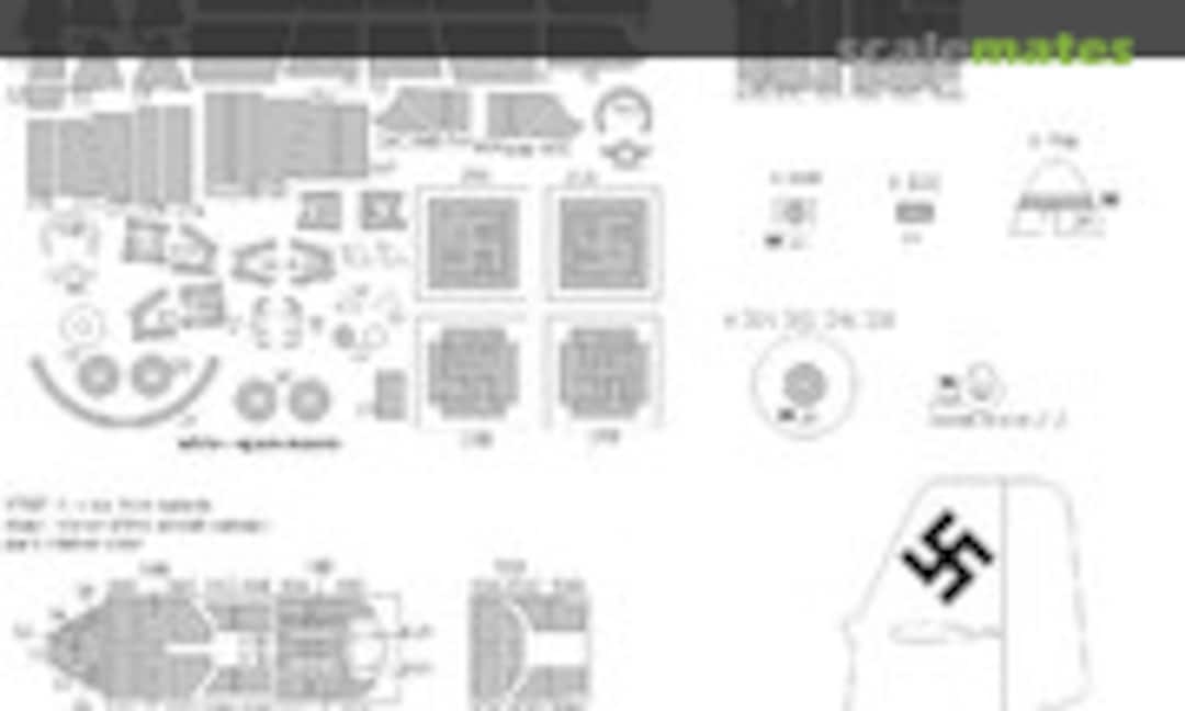 1:48 Junkers Ju 87B-1 Stuka EXPERT kabuki masks - BOTH CLOSED OR OPENED AIRCRAFT CANOPY (New Ware NWAM0135) NWAM0135