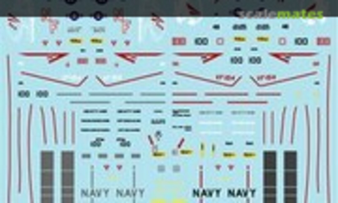 1:144 U.S. Navy F-14A VF-154 Black Knights `OTIS` (MYK Design A-480) A-480