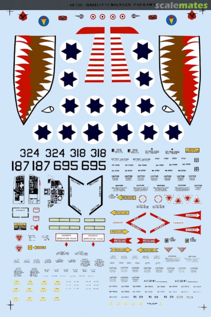 Boxart Israeli F-15 MiG Killer, F-4E & A-4M/N 48-125 SuperScale International Boxart Israeli F-15 MiG Killer, F-4E & A-4M/N 48-125 SuperScale International