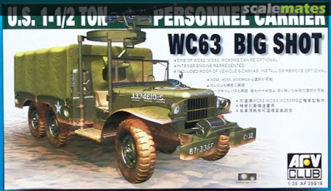 Boxart WC63 Big Shot AF35S18 AFV Club Boxart WC63 Big Shot AF35S18 AFV Club