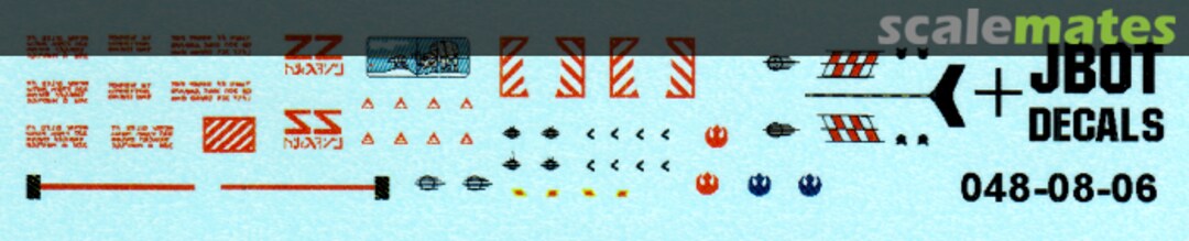 Boxart Star Wars Snowspeeder Decals 048-08-06 JBOT Decals