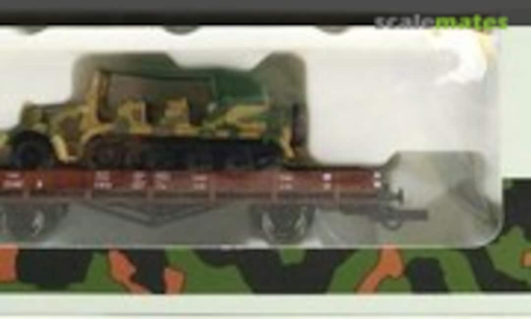 1:87 Rungenwagen R10 mit Halbkettenfahrzeug Sd.Kfz. 7 (Roco Minitanks 894)