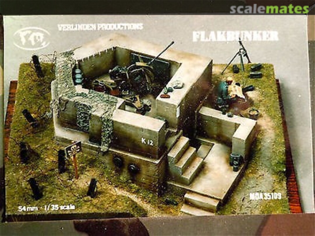 Boxart Flakbunker MDA35109 Verlinden Productions
