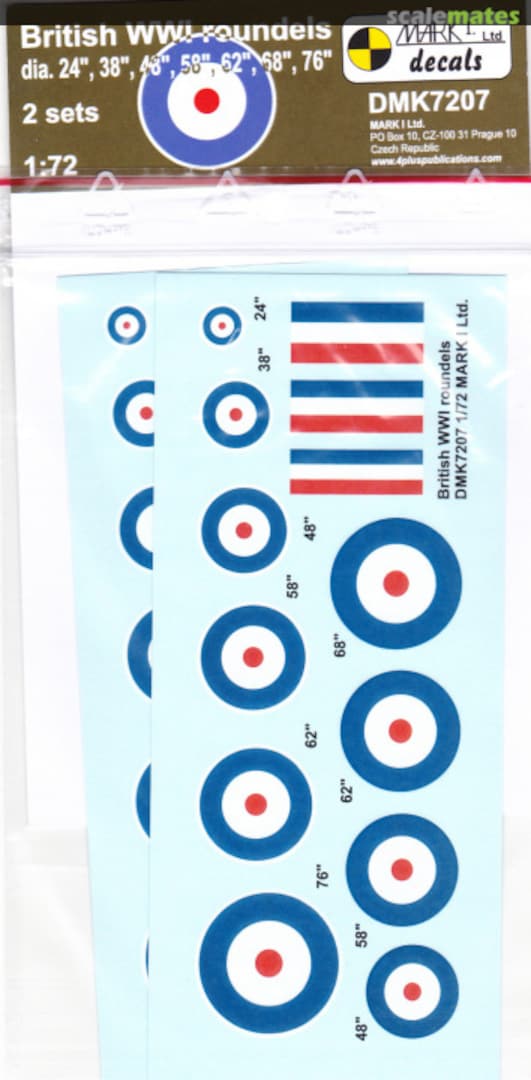 Boxart British WWI Roundels DMK7207 Mark I Boxart British WWI Roundels DMK7207 Mark I