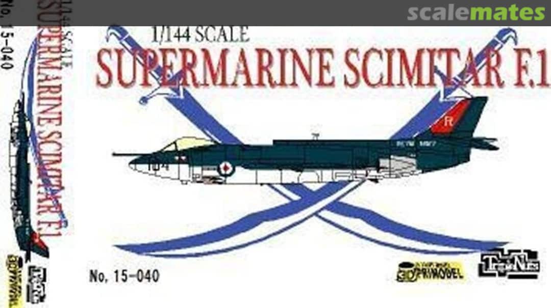 Boxart Supermarine Scimitar F.1 15-040 Triple Nuts Boxart Supermarine Scimitar F.1 15-040 Triple Nuts