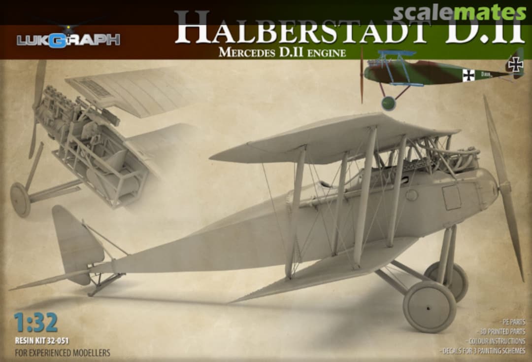 Boxart Halberstadt D.II 32-051 Lukgraph Boxart Halberstadt D.II 32-051 Lukgraph