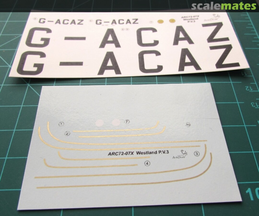 Boxart Westland P.V.3 ARC72-07X Arctic Decals Boxart Westland P.V.3 ARC72-07X Arctic Decals