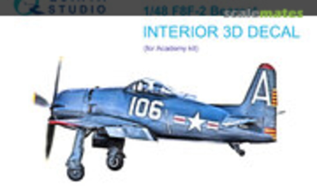 1:48 F8F-2 Bearcat interior 3D decals (Quinta Studio QD48399) QD48399