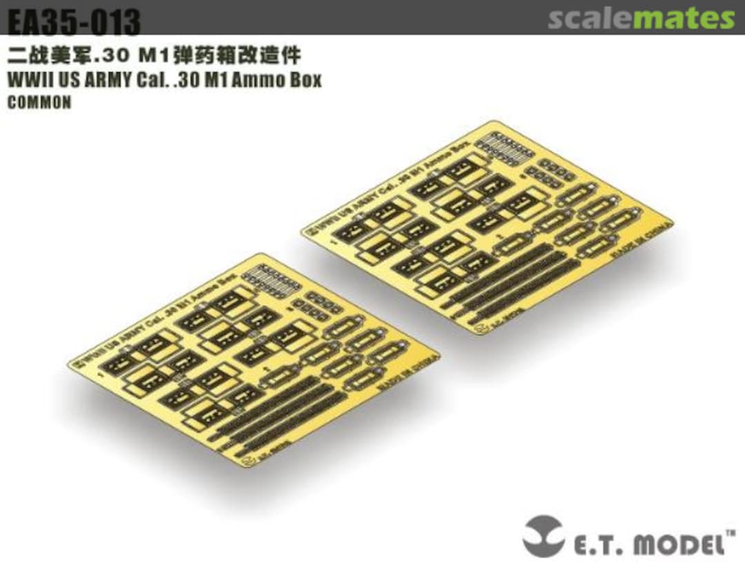 Boxart US Army Cal. .30 M1 Ammo Box EA35-013 E.T. Model Boxart US Army Cal. .30 M1 Ammo Box EA35-013 E.T. Model