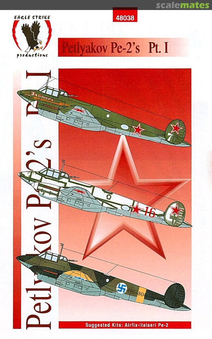 Boxart Petlyakov Pe-2's Pt. I 48038 Eagle Strike Productions Boxart Petlyakov Pe-2's Pt. I 48038 Eagle Strike Productions