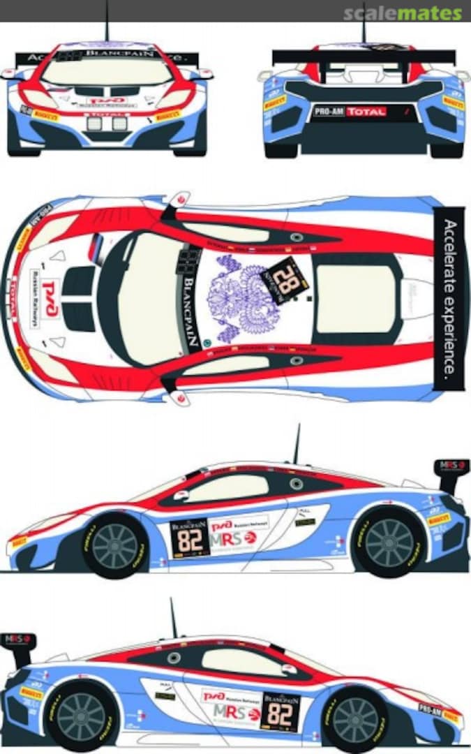 Boxart Mclaren MP4/12C GT3 RDE24-013 Racing Decals 43 Boxart Mclaren MP4/12C GT3 RDE24-013 Racing Decals 43