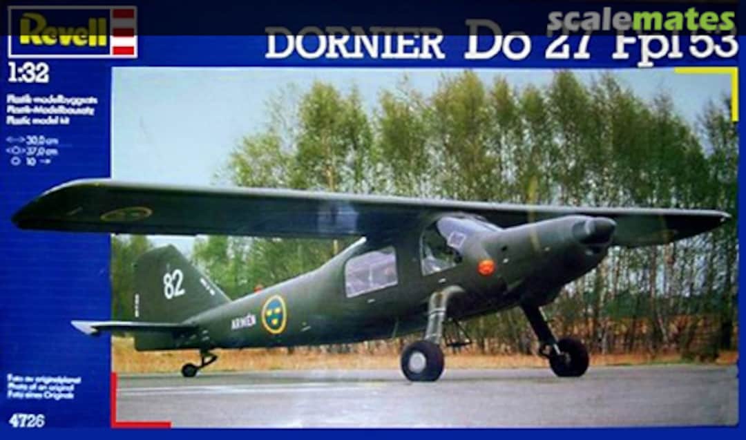 Boxart Dornier Do 27 Fpl 53 4726 Revell Boxart Dornier Do 27 Fpl 53 4726 Revell