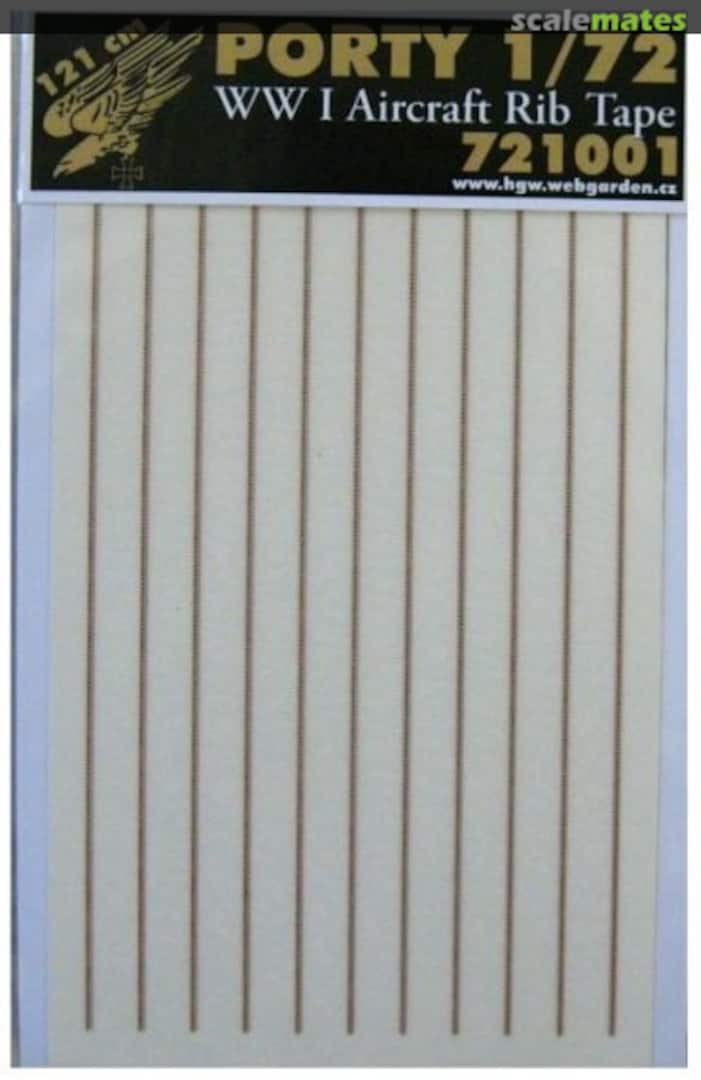 Boxart WWI Aircraft Rib Tape 721001 HGW Models Boxart WWI Aircraft Rib Tape 721001 HGW Models