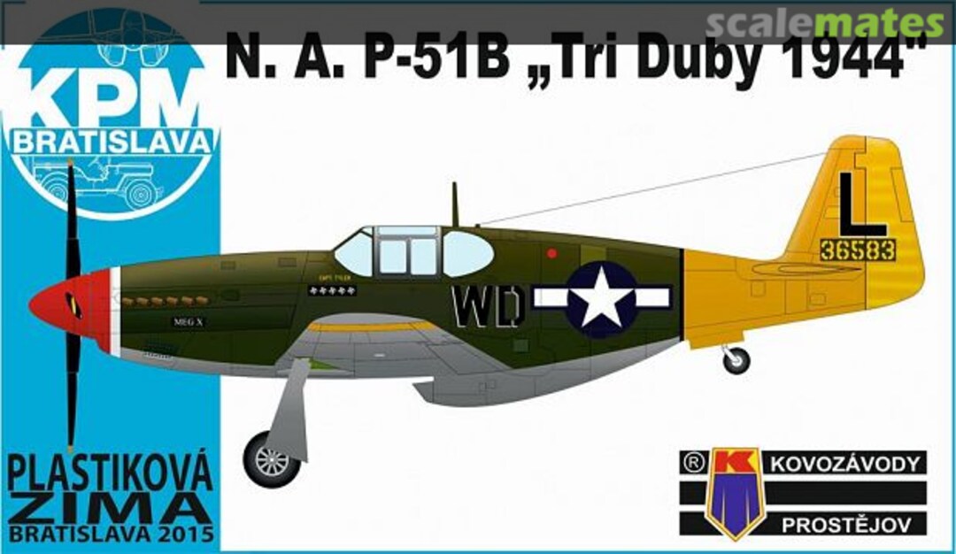 Boxart N. A. P-51B 2015 KPM Bratislava Boxart N. A. P-51B 2015 KPM Bratislava