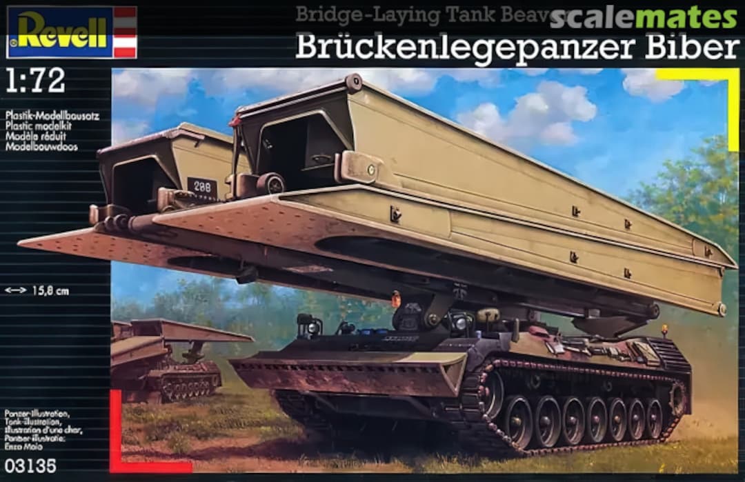 Boxart Brückenlegepanzer Biber 03135 Revell Boxart Brückenlegepanzer Biber 03135 Revell