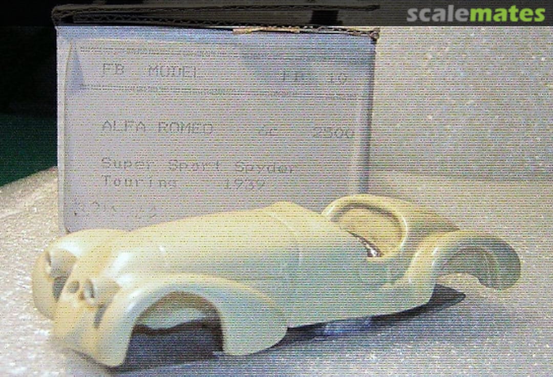 Boxart Alfa Romeo 6C 2500SS Spyder FB 10 FB Model Boxart Alfa Romeo 6C 2500SS Spyder FB 10 FB Model