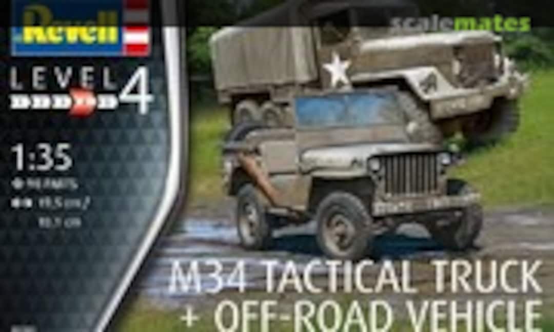 1:35 M34 Tactical Truck + Off-Road Vehicle (Revell 03260) 03260