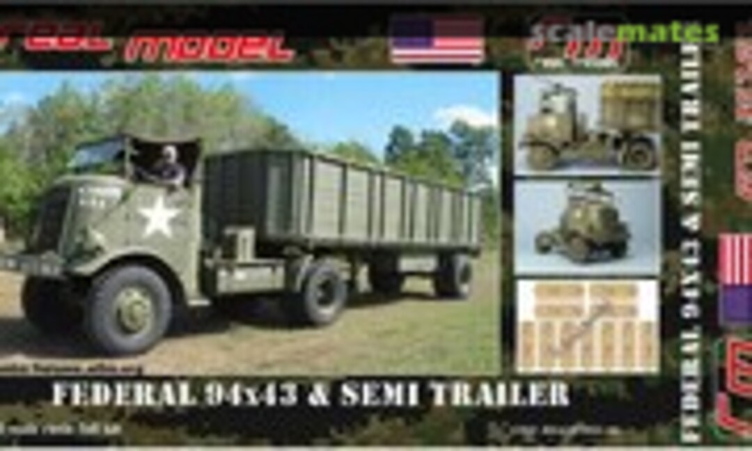 1:35 Federal 94x43 & Semi Trailer (Real Model RM35161) RM35161