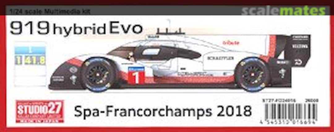 Boxart Porsche 919 hybrid Evo #1 ST27-FD24016 Studio27 Boxart Porsche 919 hybrid Evo #1 ST27-FD24016 Studio27