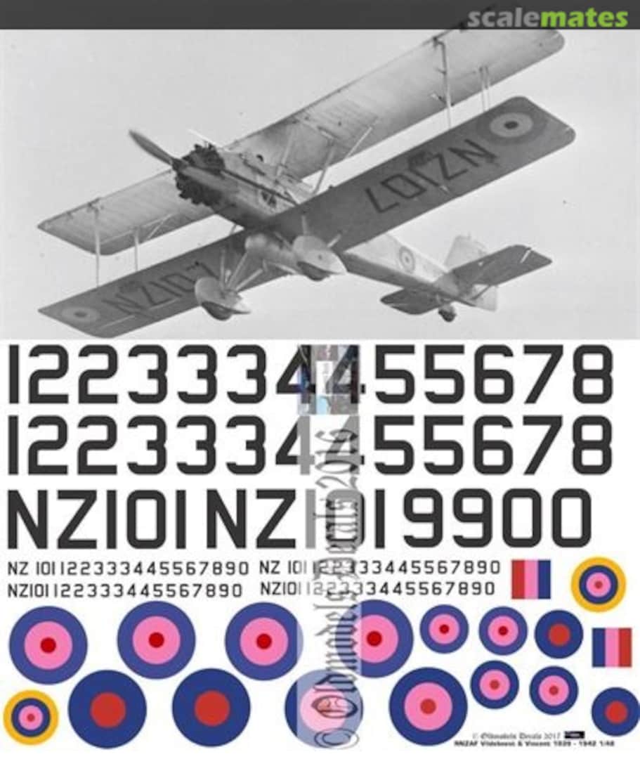 Boxart RNZAF Vildebeest and Vincents 1939-41 OMD1143 Oldmodels Decals Boxart RNZAF Vildebeest and Vincents 1939-41 OMD1143 Oldmodels Decals